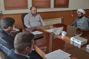 دیدار مسئول دفتر نمایندگی ولی فقیه در اداره کل دامپزشکی و رئیس شبکه دامپزشکی با فرماندار کاشمر